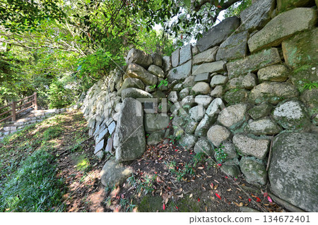 Kobe Castle in Ise Province, Mie Prefecture - Present state with stone walls remaining Kobe Castle in Ise Province, Mie Prefecture - Present state with stone walls remaining 134672401