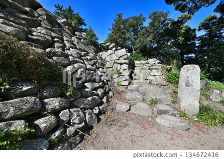 Kobe Castle in Ise Province, Mie Prefecture - Present state with stone walls remaining Kobe Castle in Ise Province, Mie Prefecture - Present state with stone walls remaining 134672416