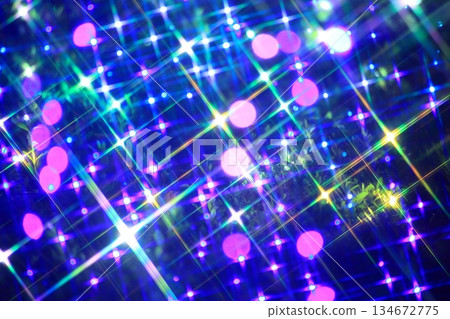 Glowing abstract light bulb 134672775