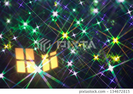 Sparkling Christmas presents 134672815