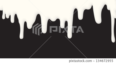 Fresh milk drop on black background graphic illustration have blank space. Fresh milk drop on black background graphic illustration have blank space. 134672955