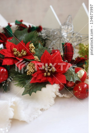 Poinsettia artificial flower Poinsettia artificial flower 134673997