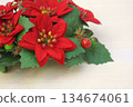 Poinsettia artificial flower 134674061