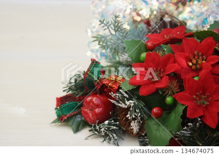 Poinsettia artificial flower Poinsettia artificial flower 134674075