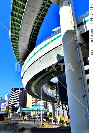 溝田橋十字路口（明治通）附近景色（東京都北區）[2025年12月] 134674118