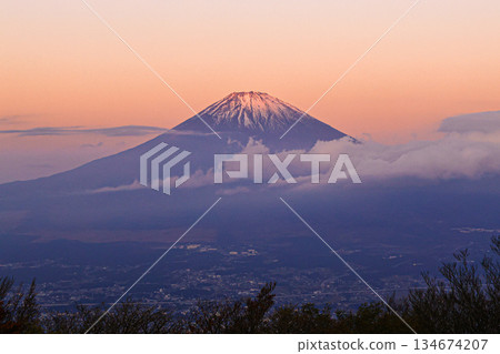 Mount Fuji from the mountain 134674207