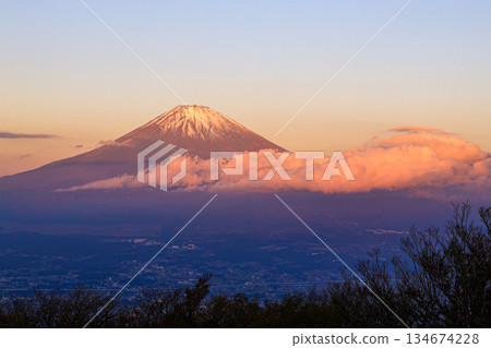 從山上看富士山 134674228