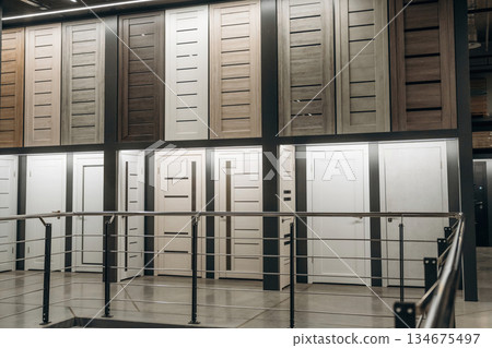 Many of doors in the hardware shop Many of doors in the hardware shop 134675497