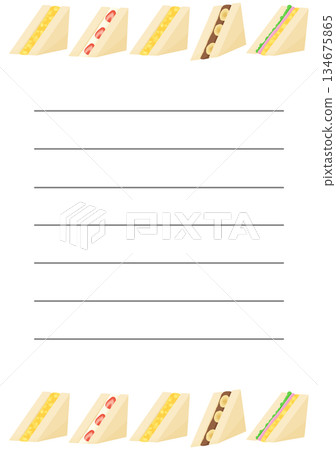 Sandwich Letter 134675865