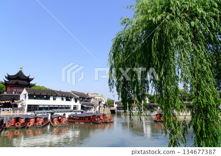 中國蘇州的美麗城市景觀 134677387