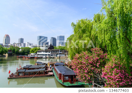 中國蘇州的美麗城市景觀 134677403