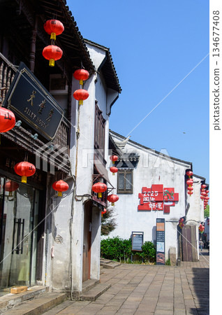 中國蘇州的美麗城市景觀 134677408