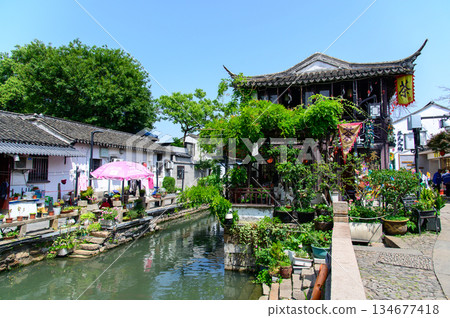 中國蘇州的美麗城市景觀 中國蘇州的美麗城市景觀 134677418