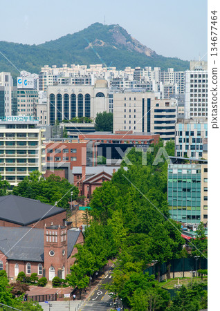 首爾美麗的城市景觀 134677464