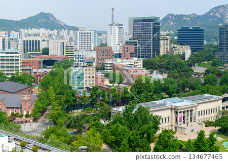 Beautiful cityscape of Seoul Beautiful cityscape of Seoul 134677465