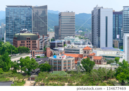 Beautiful cityscape of Seoul Beautiful cityscape of Seoul 134677469
