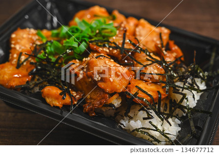 炭烤雞肉串便當 134677712