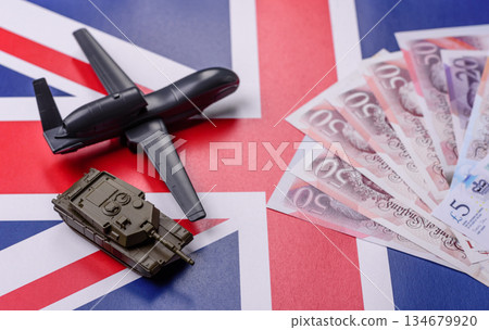 British drone unmanned autonomous technology of strikes on the enemy, Britain defense 134679920