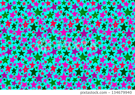 Star seamless pattern 1-11 134679940