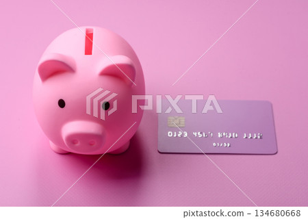 A credit card for contactless cashless payments via a terminal or online. A credit card 134680668