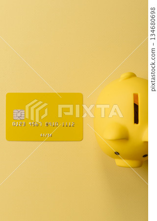A credit card for contactless cashless payments via a terminal or online. A credit card A credit card for contactless cashless payments via a terminal or online. A credit card 134680698