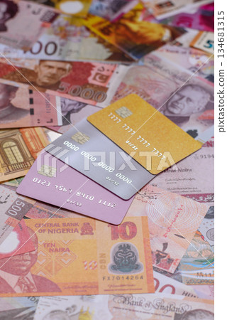 A credit card for contactless cashless payments via a terminal or online. A credit card A credit card for contactless cashless payments via a terminal or online. A credit card 134681315