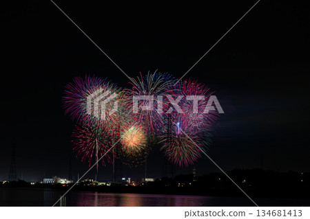 田原市（愛知縣）渥美半島煙火大會場景 134681413