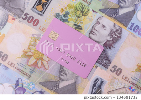 A credit card for contactless cashless payments via a terminal or online. A credit card 134681732