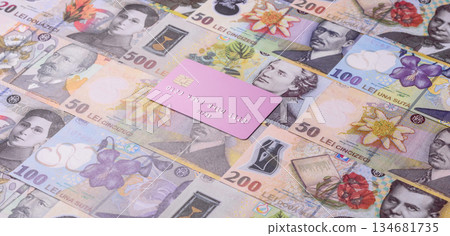 A credit card for contactless cashless payments via a terminal or online. A credit card 134681735