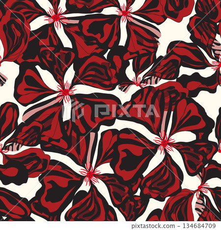 seamless pattern with red ribbon seamless pattern with red ribbon 134684709
