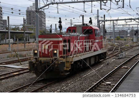 diesel train, internal-combustion car, railway 134684753