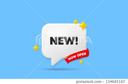 Arrivals ribbon speech bubble. Now open flag ribbon. New tag. Special offer sign. New arrival symbol. 3d sparkle stars speech bubble. Vector Arrivals ribbon speech bubble. Now open flag ribbon. New tag. Special offer sign. New arrival symbol. 3d sparkle stars speech bubble. Vector 134685187