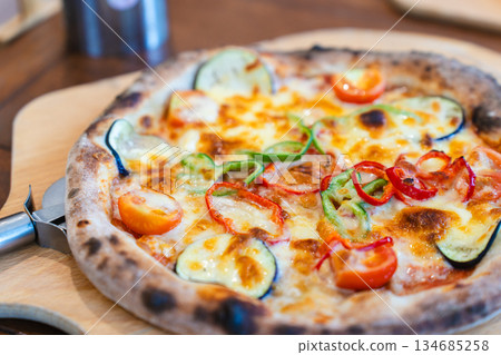 納梅加塔農夫村的蔬菜披薩 134685258