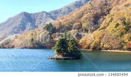 站在藍色和紅色的交界處 站在藍色和紅色的交界處 134685494