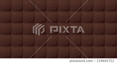Chocolate bar square shape seamless pattern background graphic illustration. 134685722