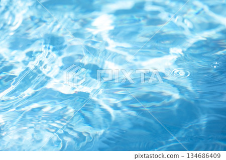 The image of summer colors created by the water surface pattern The image of summer colors created by the water surface pattern 134686409