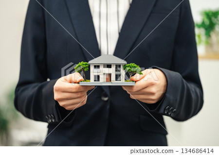 房地產銷售形象 134686414