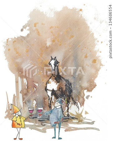 新年假期材料 134686554