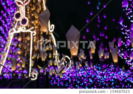 冬夜照明 134687023