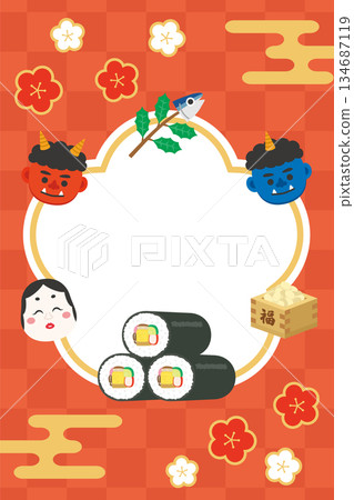 節分江方卷橫幅廣告（直式版） 134687119