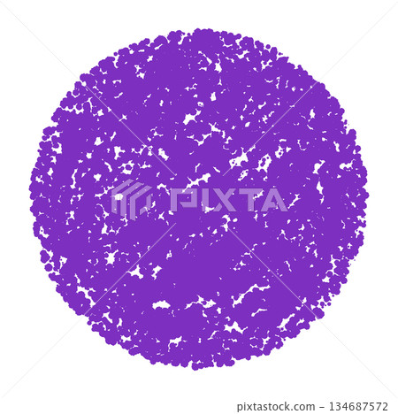 蠟筆手繪圓圈 134687572