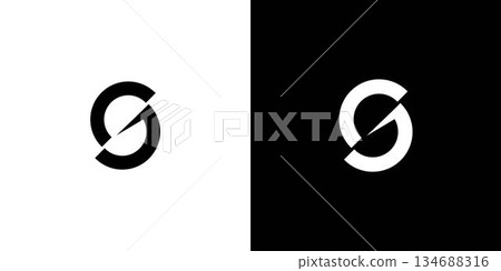 Modern and unique S letter logo design Modern and unique S letter logo design 134688316