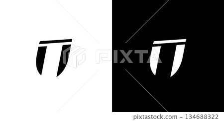 Modern dan professional T Guard logo design 134688322