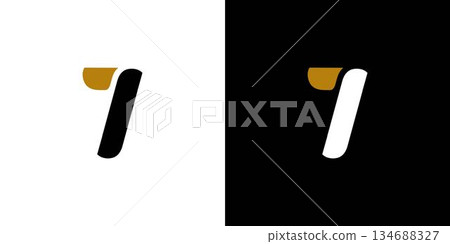 Simple and strong number 7 logo design Simple and strong number 7 logo design 134688327