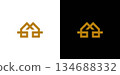 The M logo design for a unique and modern home logo 134688332