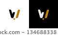 The writing logo design is unique and modern 134688338