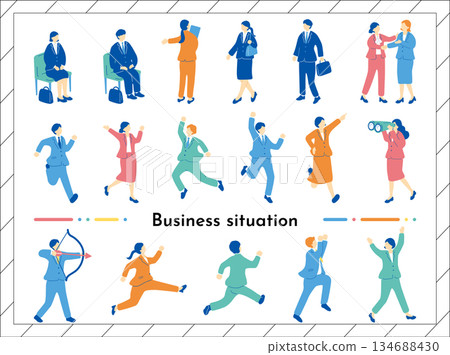 商業場景人物素材合集 134688430
