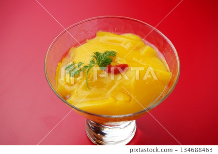 美味的芒果布丁 134688463