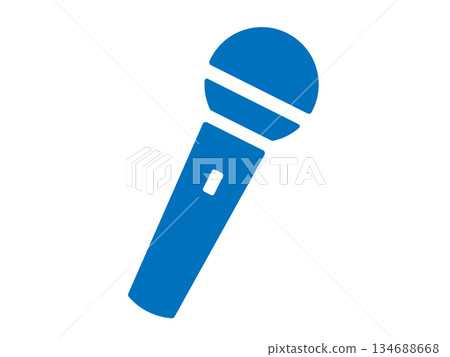 Handheld microphone icon Handheld microphone icon 134688668