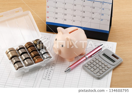 Image of saving money Image of saving money 134688795